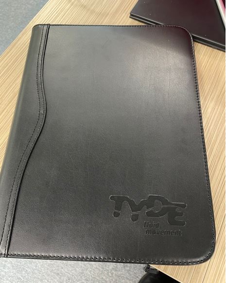 Debossed Logo Conference Binder Folder